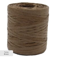 Dekorationsbast aus Papier Creme