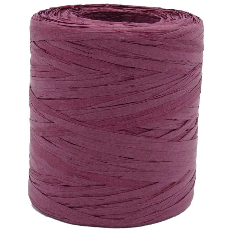 Dekorationsbast aus Papier | Bordeaux