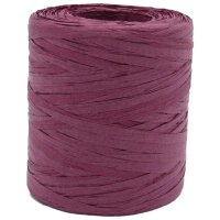 Dekorationsbast aus Papier | Bordeaux