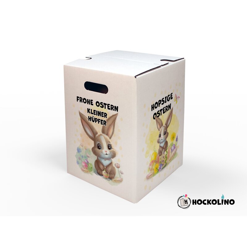 Hockolino | Design - Papphocker | Frohe Ostern | 300x300x420 mm
