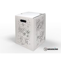 Hockolino | DIY Coloring Cardboard Stool | Space | 300x300x420 mm