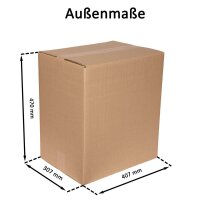 2-wall folding cartons 400x300x450 mm