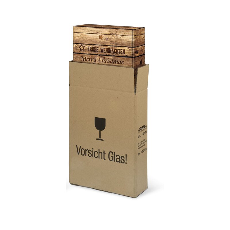 Versandverpackungen für 3er Präsentkartons & Holzkisten 280x100x380 mm