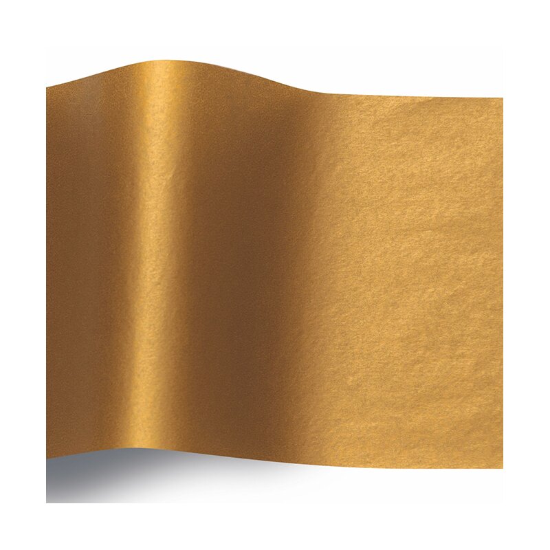 dekoratives Seidenpapier Gold | 375x500 mm