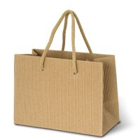 Tragetaschen Welle | Natur 330 x 100 x 190 mm