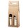 Tragekartons Struktura VITA Royal Metallic | 2 Wein-/Sektflaschen | 180x90x365 mm