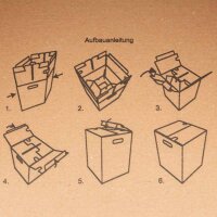 1-teiliger Papphocker braun | Online gestalten | DIGITALDRUCK | 4c-Druck