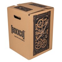 1-teiliger Papphocker braun | Online gestalten | DIGITALDRUCK | 4c-Druck