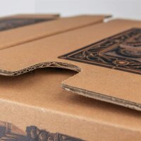 1-teiliger Papphocker braun | Online gestalten | DIGITALDRUCK | 4c-Druck