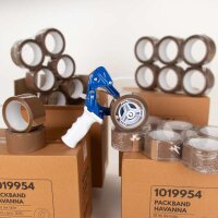 BOXXtape Premium braun 24 Rollen + Profi Handabroller...