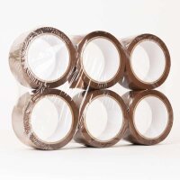 BOXXtape Premium Brown (132 Rolls) + Free 50 mm Dispenser with Safety Cutter