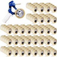 Premium hand dispenser for adhesive tapes up to 50 mm tape width | safety knife