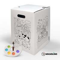 Hockolino | DIY-Ausmal-Papphocker | Bauernhof |...
