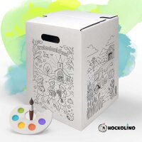 Hockolino | DIY Coloring Cardboard Stool | Thanksgiving | 300x300x420 mm