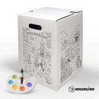 Hockolino | DIY Coloring Cardboard Stool | Thanksgiving | 300x300x420 mm