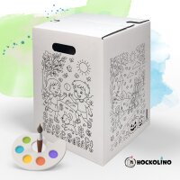 Hockolino | DIY-Ausmal-Papphocker | 4 Jahreszeiten |...