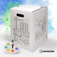 Hockolino | DIY-Ausmal-Papphocker | Baustelle |...