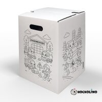 Hockolino | DIY-Ausmal-Papphocker | Baustelle |...
