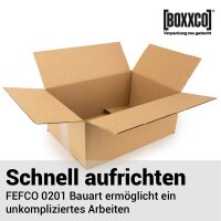 1-wellige Faltkartons 345x235x140 mm