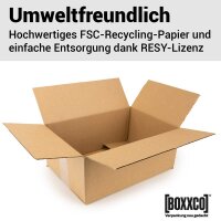 1-wellige Faltkartons 345x235x140 mm