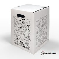 Hockolino | DIY-Ausmal-Papphocker | Halloween |...