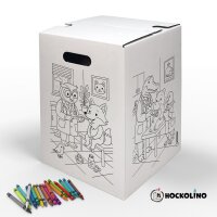 Hockolino | DIY-Ausmal-Papphocker | Tierische Klinik |...