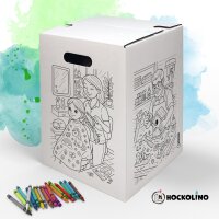 Hockolino | DIY-Ausmal-Papphocker | Handwerk |...