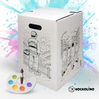 Hockolino | DIY-Ausmal-Papphocker | Urban Style |...