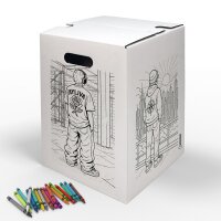 Hockolino | DIY-Ausmal-Papphocker | Urban Style |...