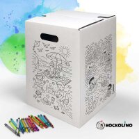 Hockolino | DIY-Ausmal-Papphocker | Sommerspaß |...