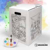 Hockolino | DIY-Ausmal-Papphocker | Sommer & Gaming |...