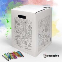 Hockolino | DIY-Ausmal-Papphocker | Sommer & Gaming |...