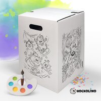 Hockolino | DIY-Ausmal-Papphocker | Monsterchen |...