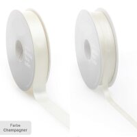 Doppelseitige Satinbänder Grün | 50 m x 6 mm