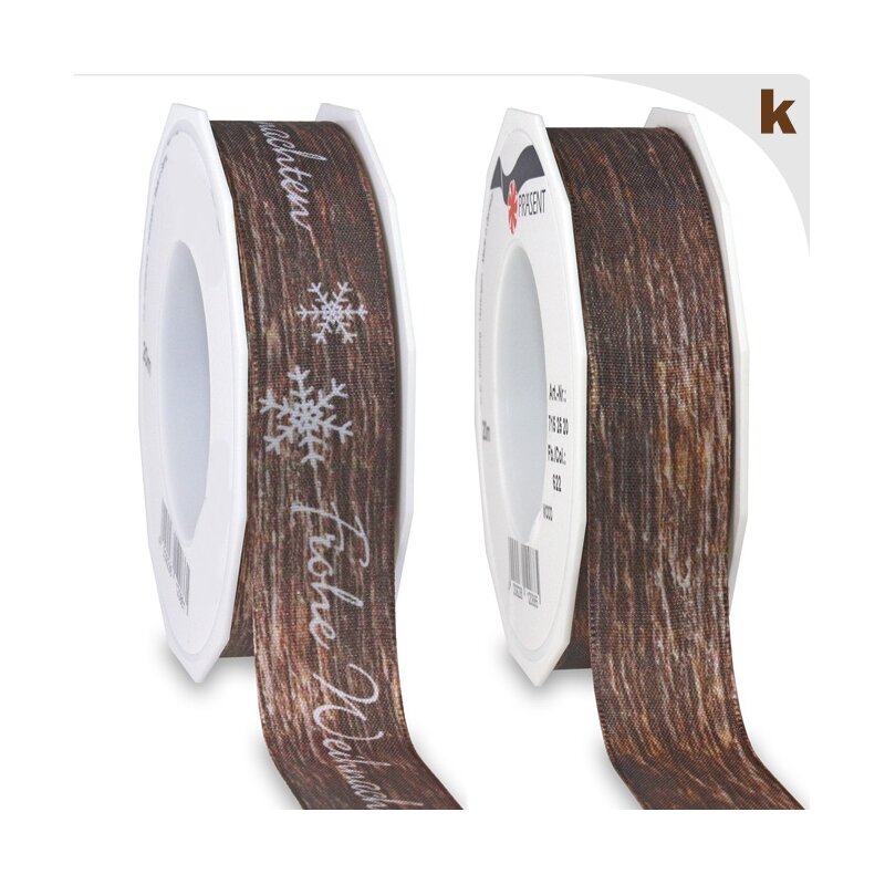 Geschenkbänder Holz neutral