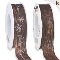 Geschenkbänder Holz neutral