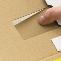 DVD-Mailer weiß 192x141x15 mm (DIN lang/Fenster links)