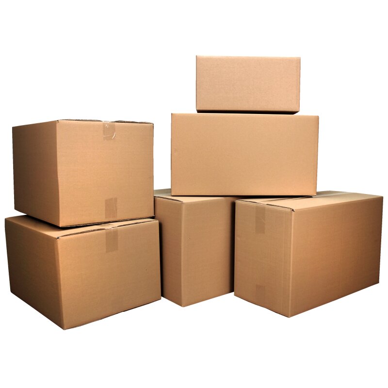 2-wellige Faltkartons 600x400x300-400 mm