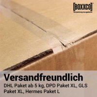 2-wellige Faltkartons 600x400x300-400 mm