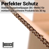 2-wellige Faltkartons 600x400x300-400 mm