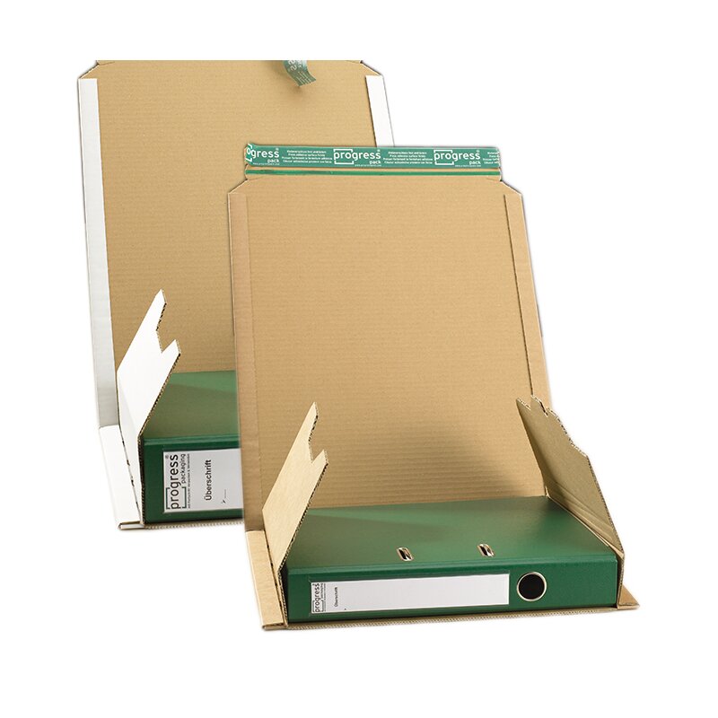 Ordnerverpackungen 320x290x35-80 mm (DIN A4) braun