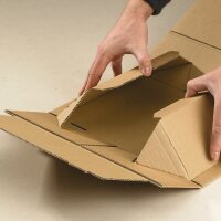 Ordnerverpackungen 320x290x35-80 mm (DIN A4) braun