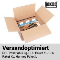 2-wellige Faltkartons 600x500x200-350 mm