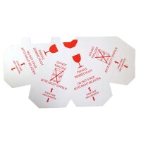 Palettenhütchen mit Selbstklebestreifen 200 x 200 x 230 mm