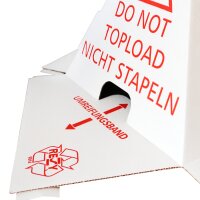 Palettenhütchen mit Selbstklebestreifen 200 x 200 x 230 mm