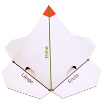 Palettenhütchen 200 x 200 x 235 mm