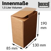 Kartons Bag-in-Box 1,5 Liter