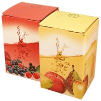 Kartons Bag-in-Box indiv. Premiumdruck 5 Liter, 4c-Druck