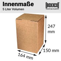Komplettsets Bag-in-Box 5 Liter
