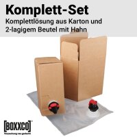 Komplettsets Bag-in-Box 1,5 Liter